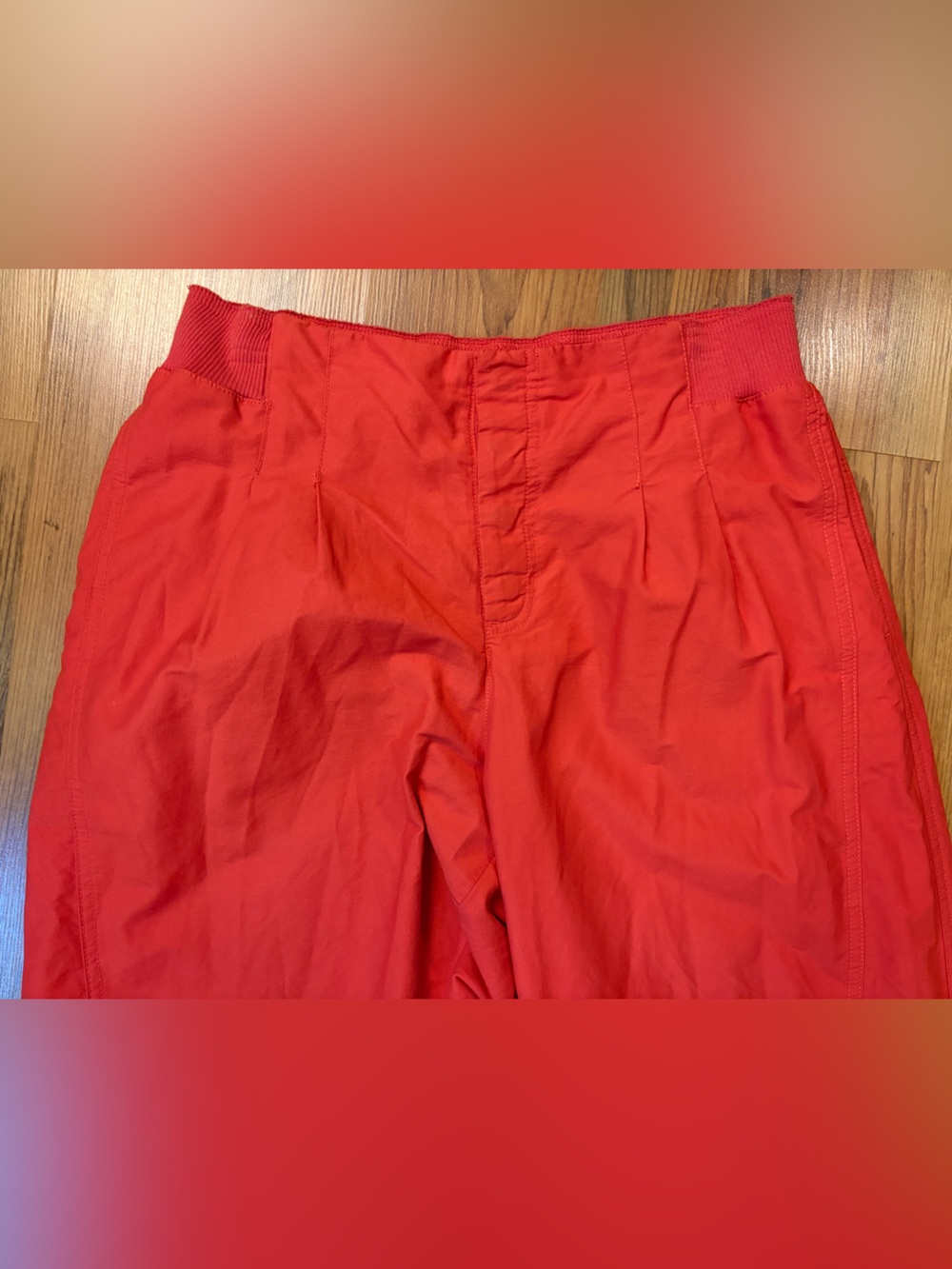 Free People Red Mesmerize Me Cargo Pants M - Picture 4 of 11